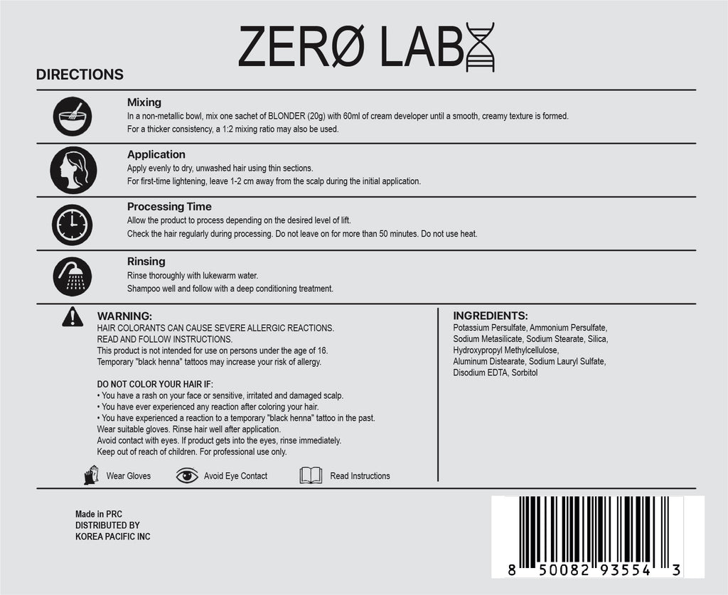 Zero Lab - Blonder Max 1 OZ